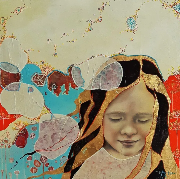 Dans sa tête, artwork by Marie-Noël Bouillé