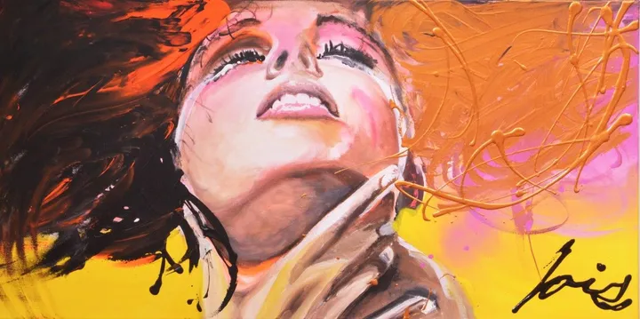 CHILLS ON MY BODY, artwork by LOIS Art