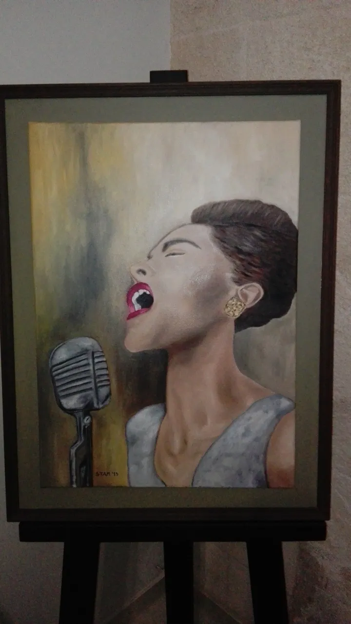 The singer, œuvre de Stamatia Grigora