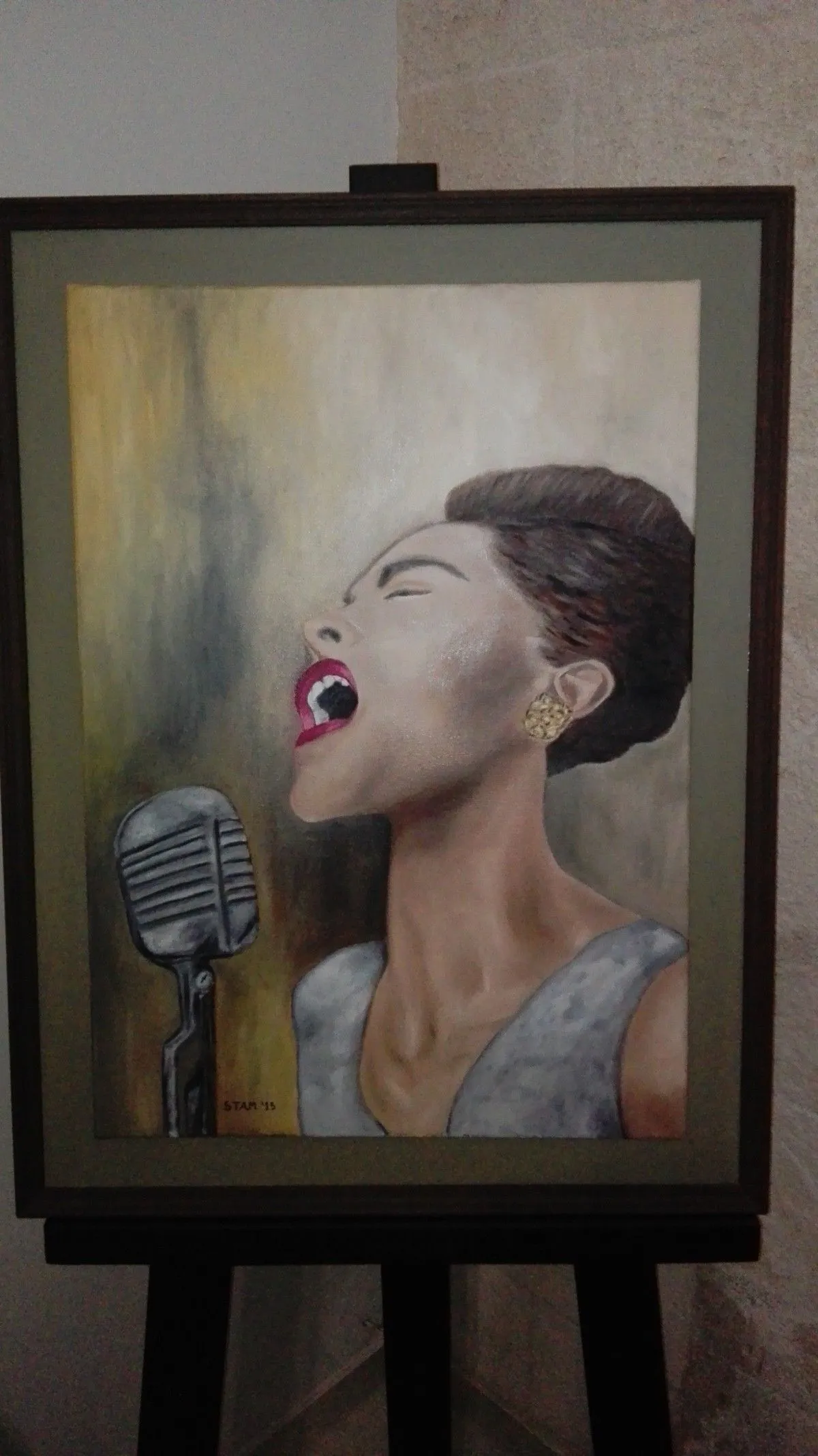 The singer, œuvre de Stamatia Grigora