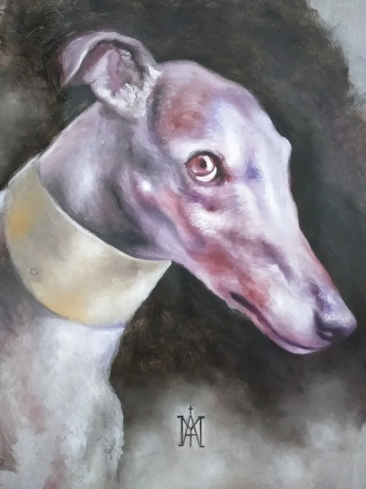 My hound, œuvre de mayantha perera
