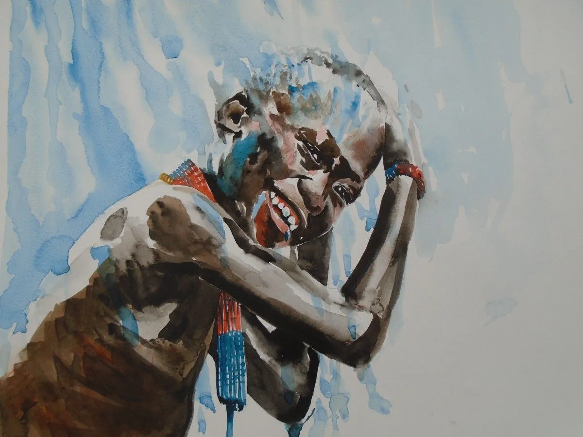 Rain Showers, œuvre de Kayigwa Gonza Jacob