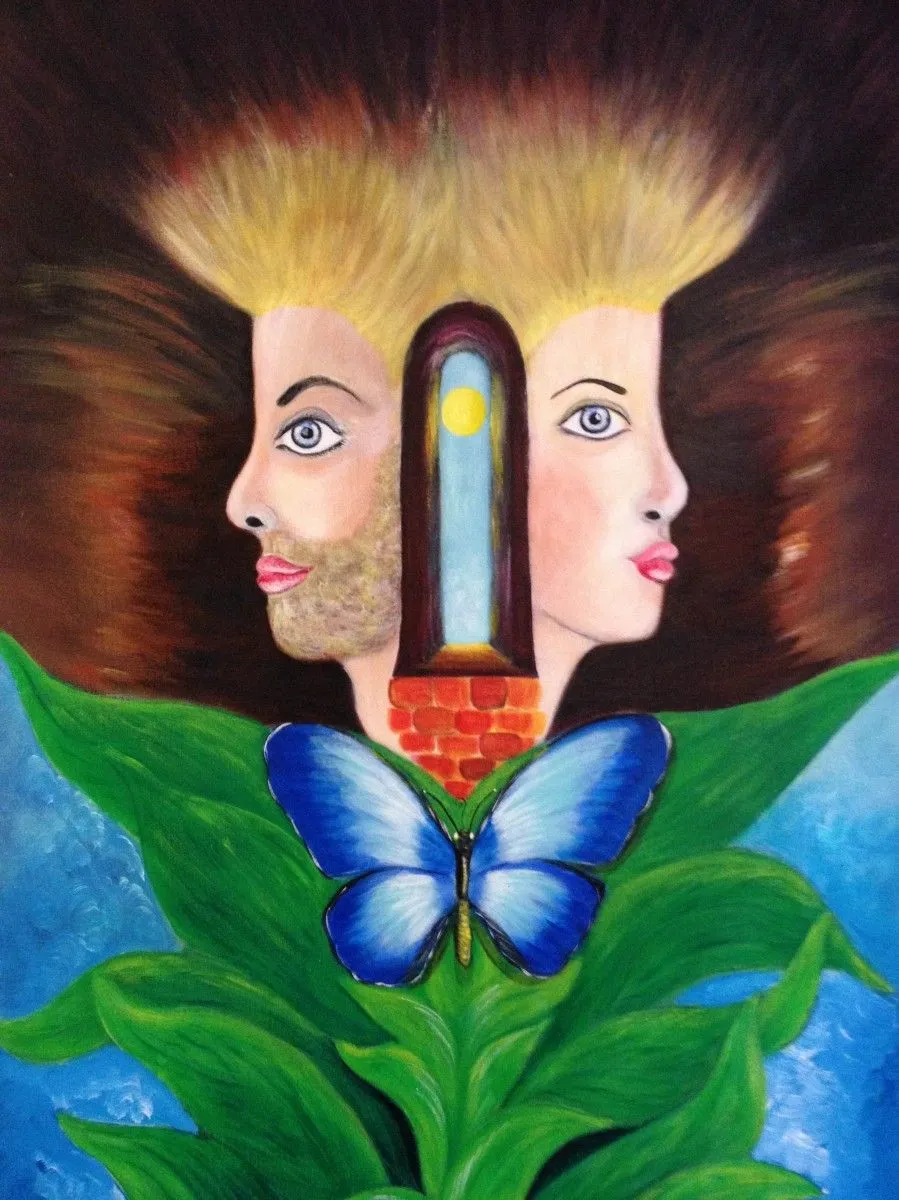 Androgynie, artwork by Ginette Lepri