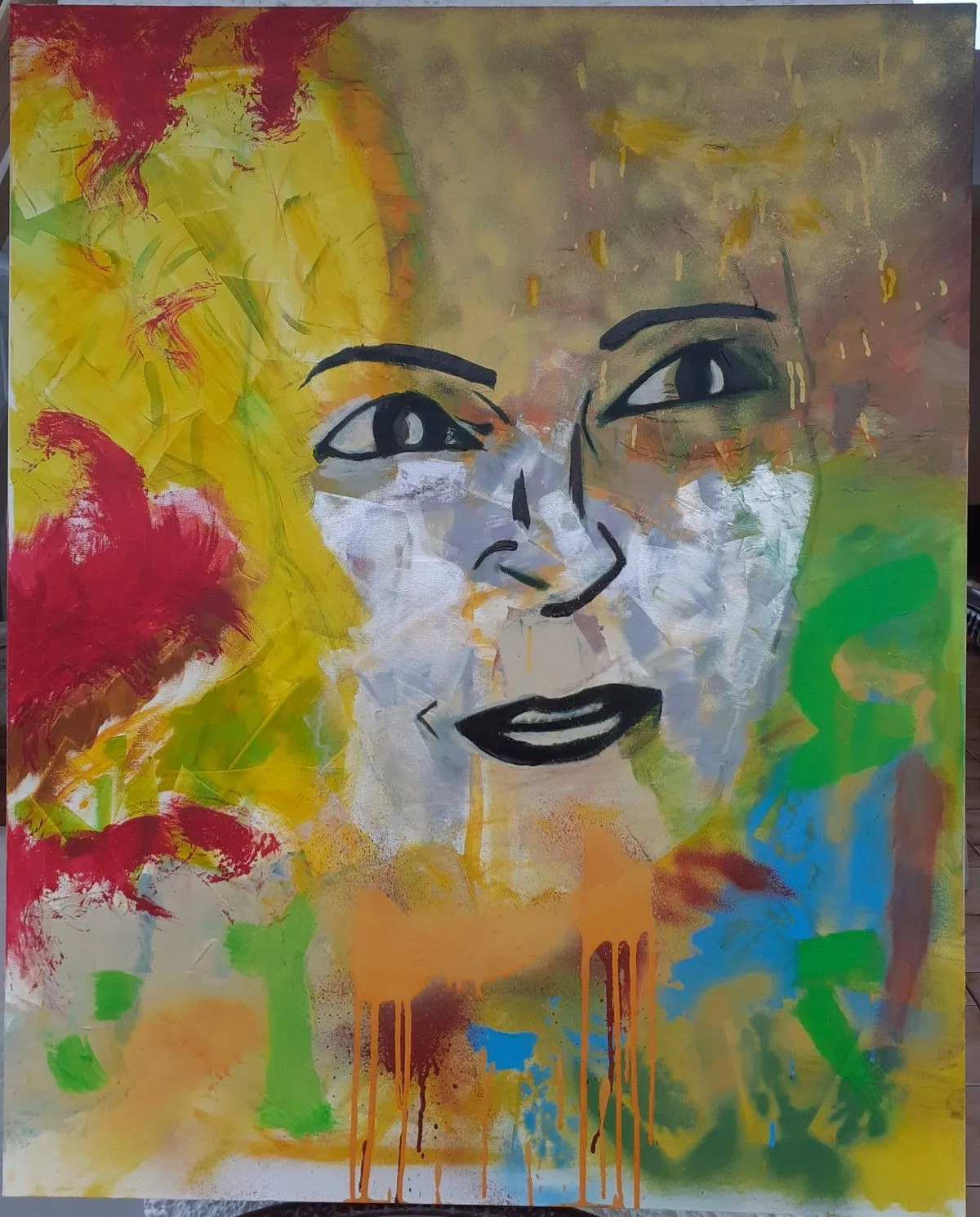 Effondrement de couleurs, artwork by Mykette Ter