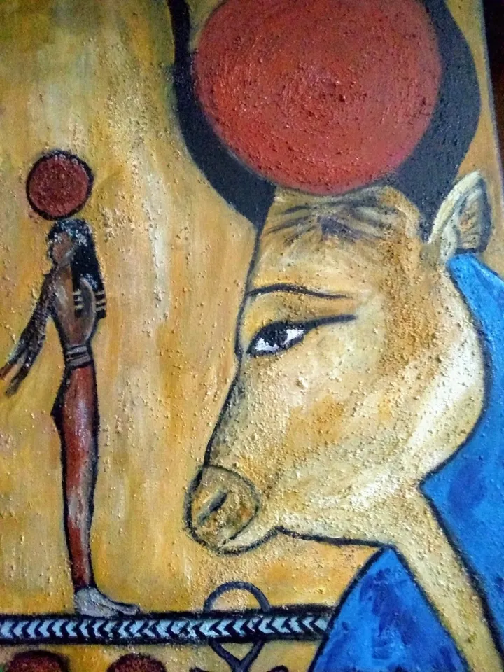 Hathor, artwork by Jean-pierre Delisle