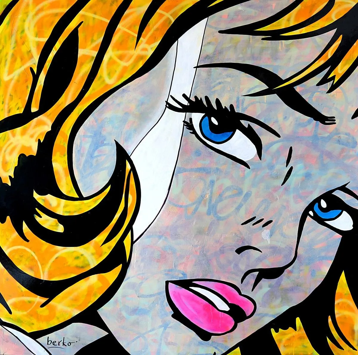 roy lichtenstein - Inspiration, œuvre de Berko .