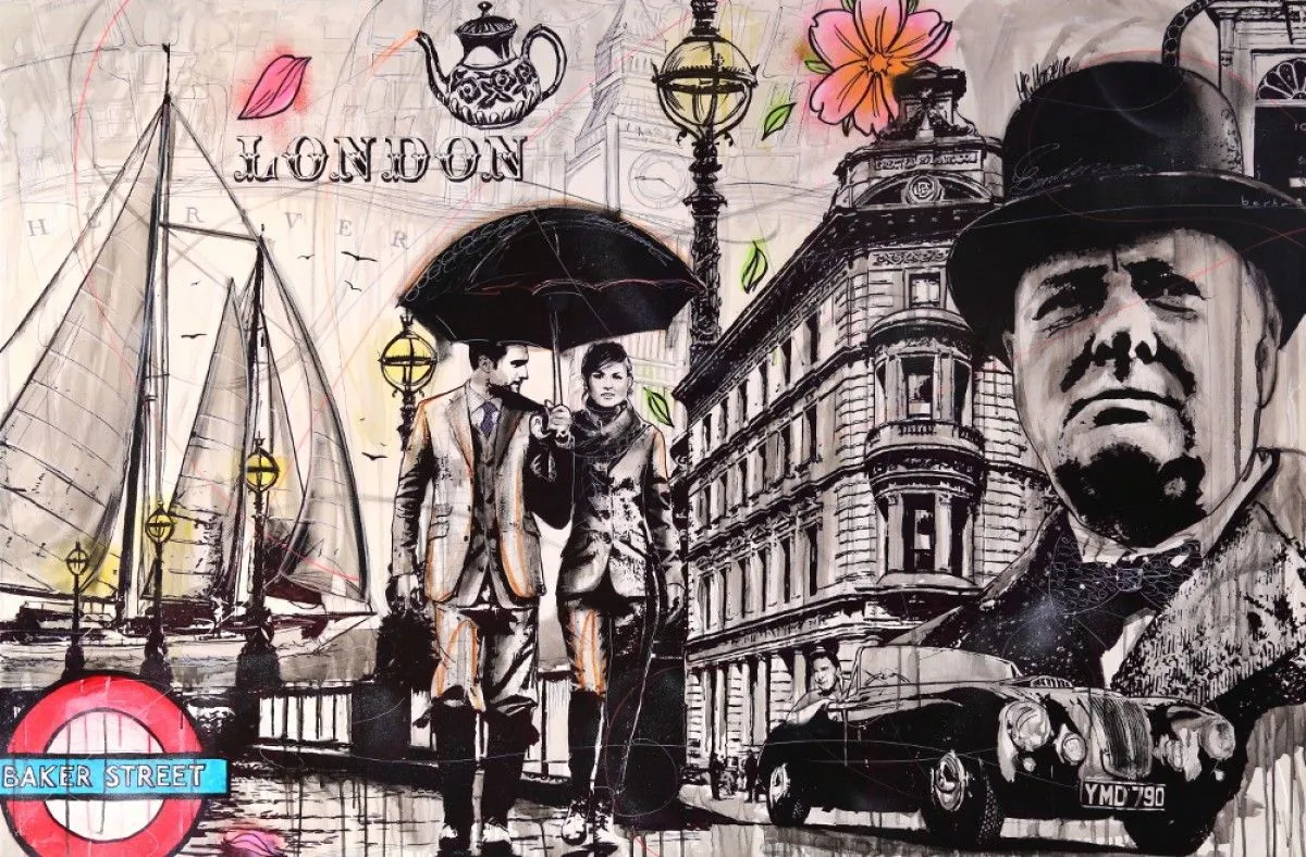 London 19th, artwork by Berko .