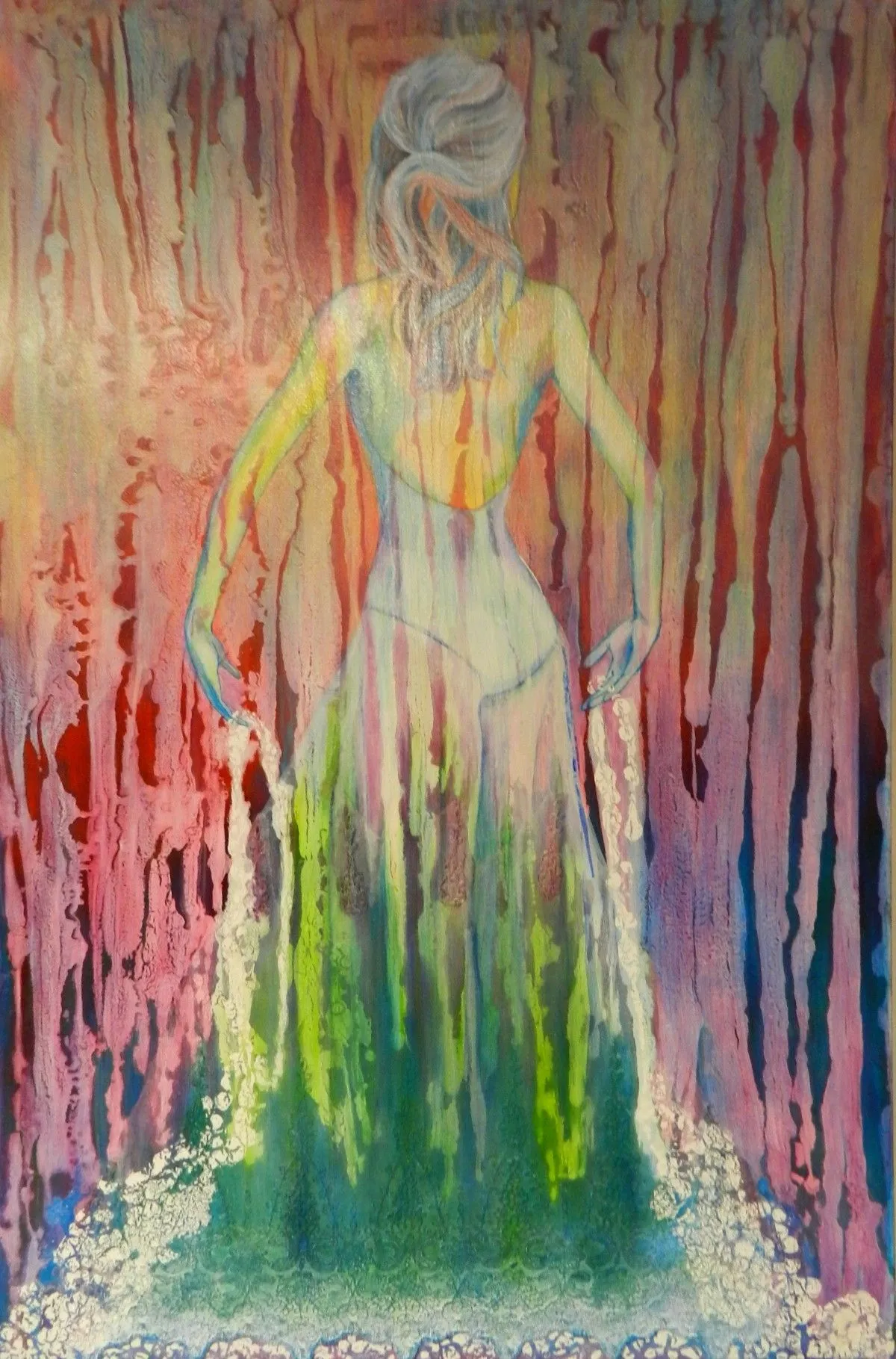 Leaving behind, artwork by Ingrid Piessens