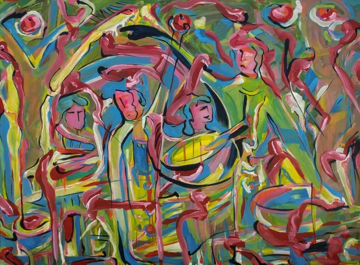 La pomme., artwork by Charaf El Ghernati