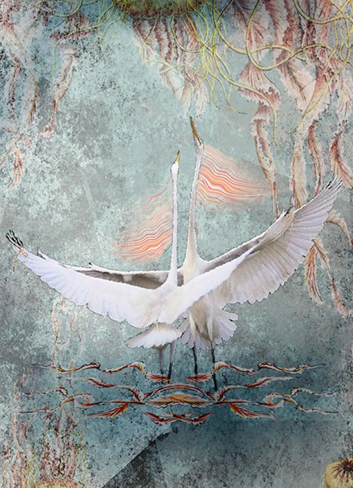 SWAN LOVE, œuvre de Albena Alta