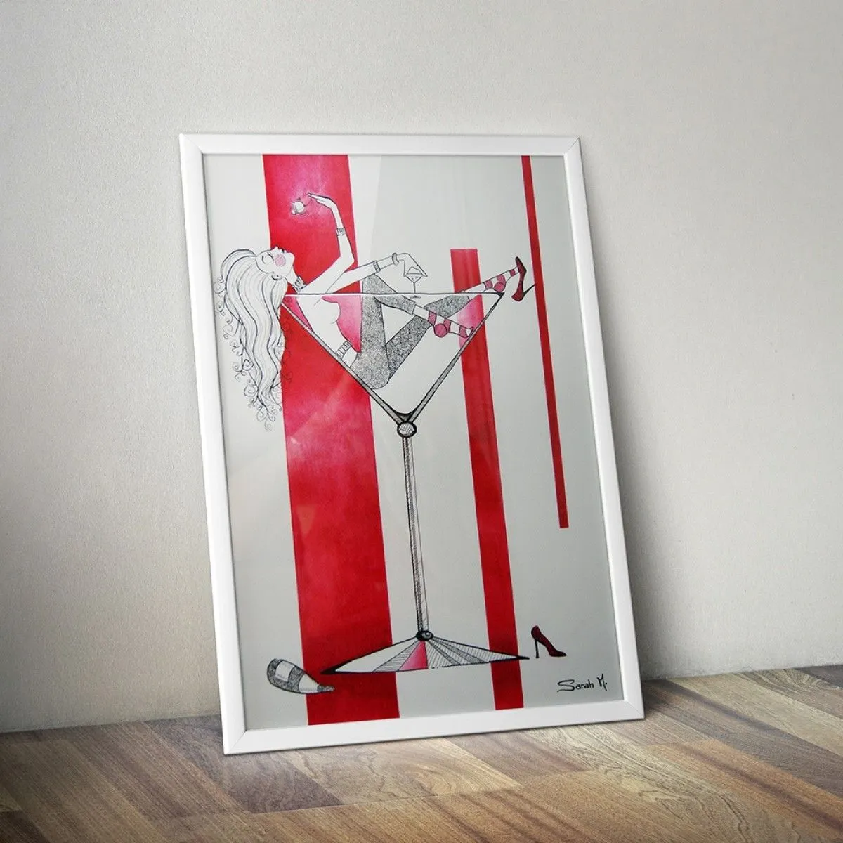 Femme Cocktail N°1, artwork by Metais Sarah