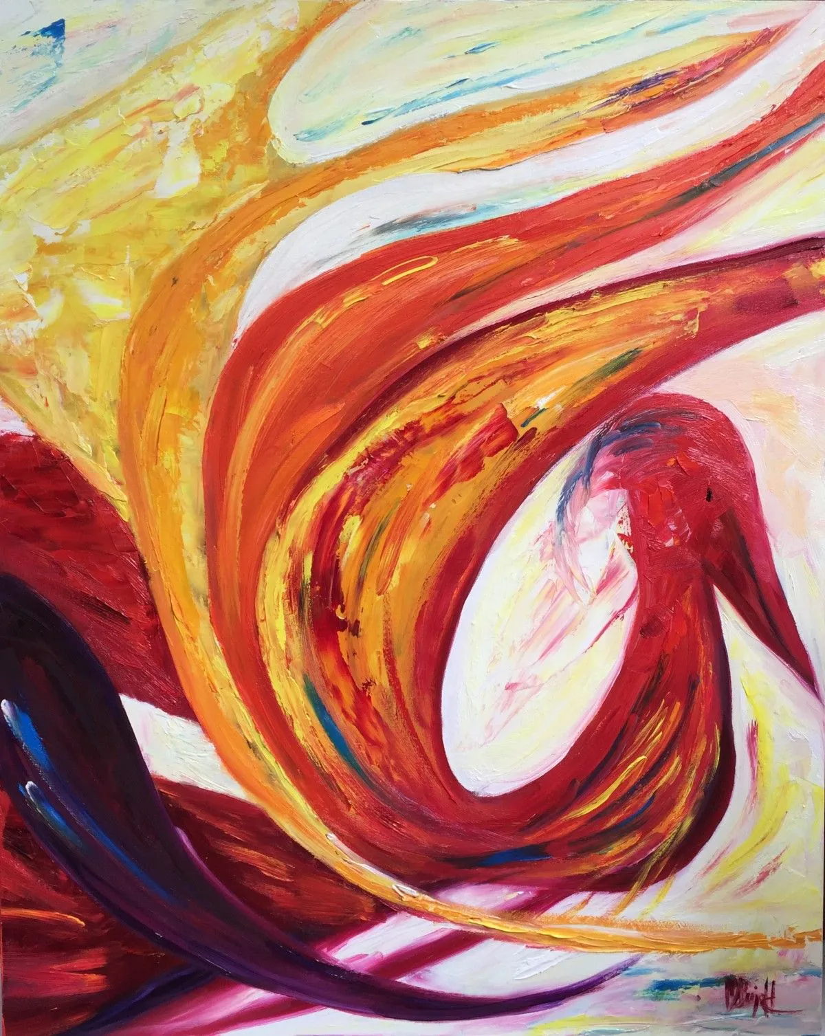 Envolée Exotique- Vendu, œuvre de Marie Bujold