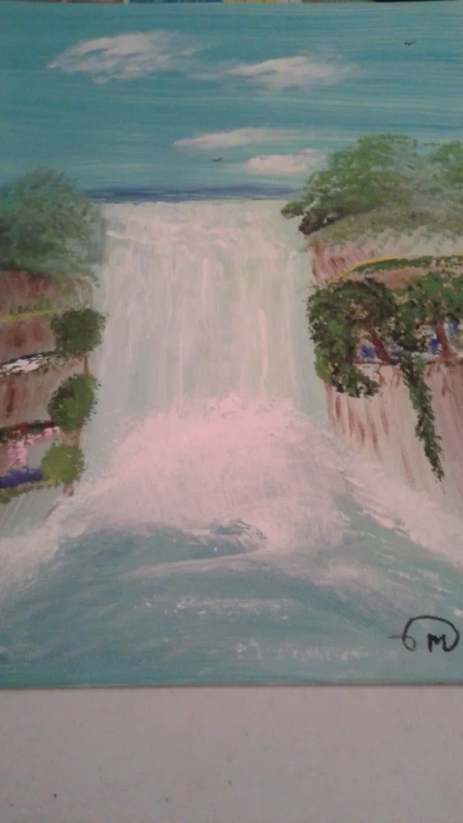 CASCADE, œuvre de Catherine ROUCOU
