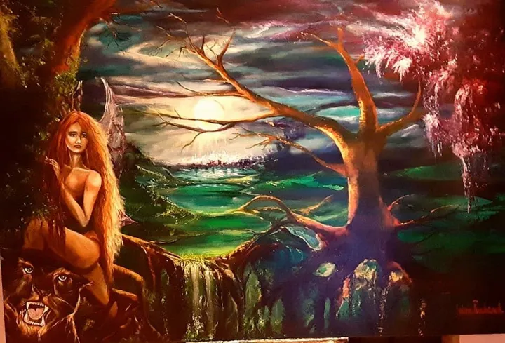 Angel Love, œuvre de Sylvia Reijbroek www.galeriekunstvolleven.be