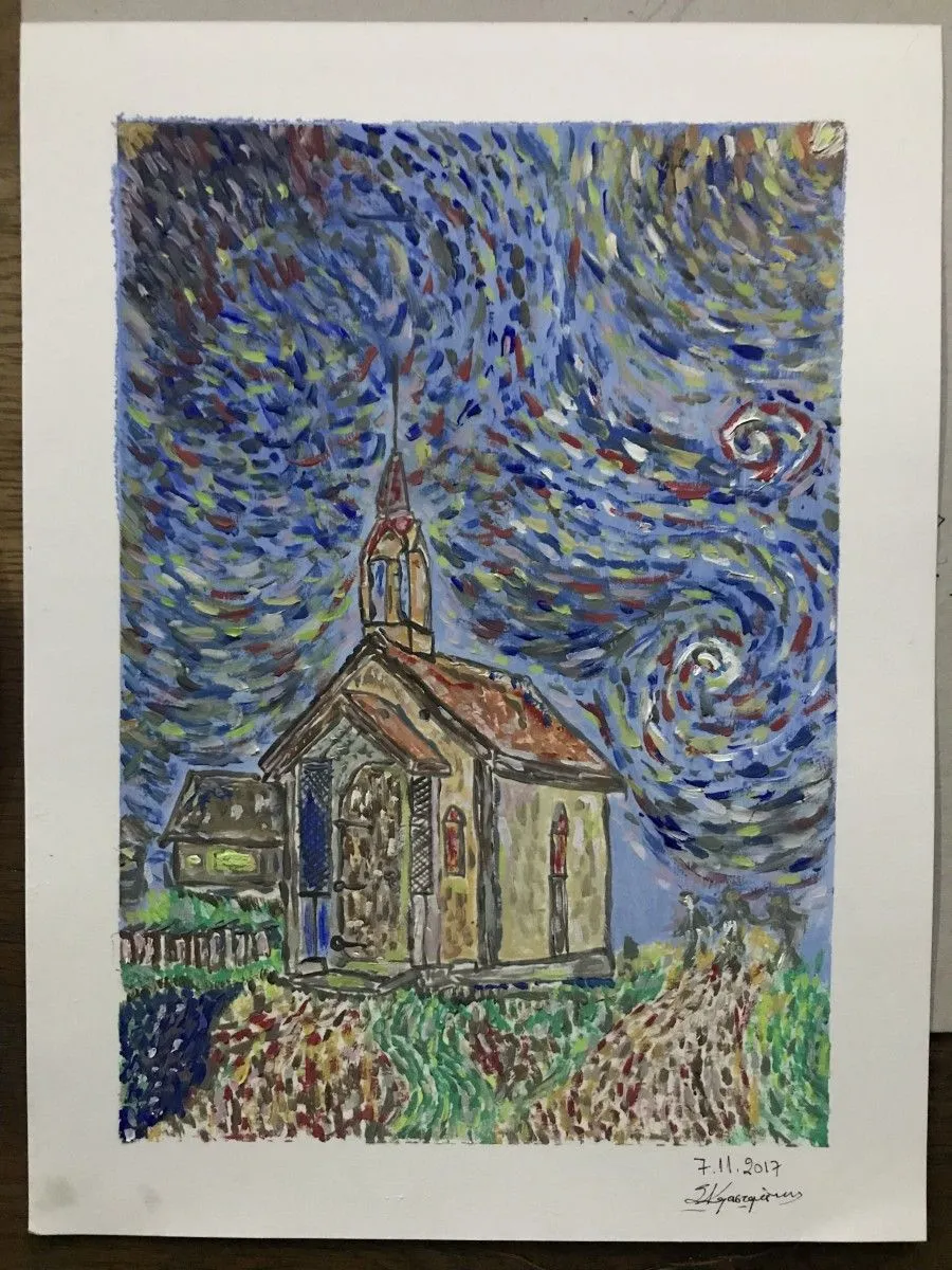 Chapel wonder Valley, œuvre de Stelios karastamatis