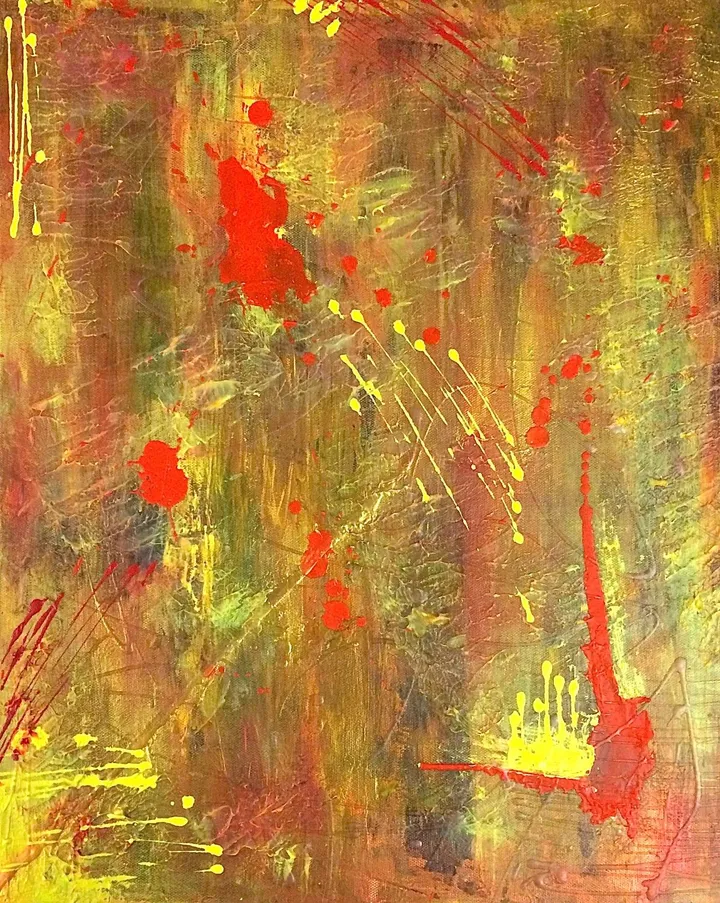 Red wax, artwork by Gabrielle Paquette
