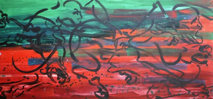 Races II, artwork by Olga Bezhina