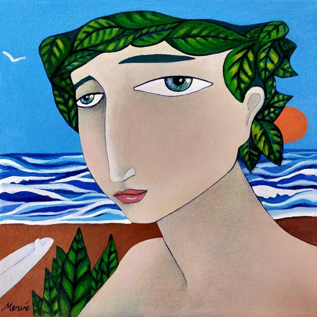 David of Santa Teresa, artwork by Merve Sayar