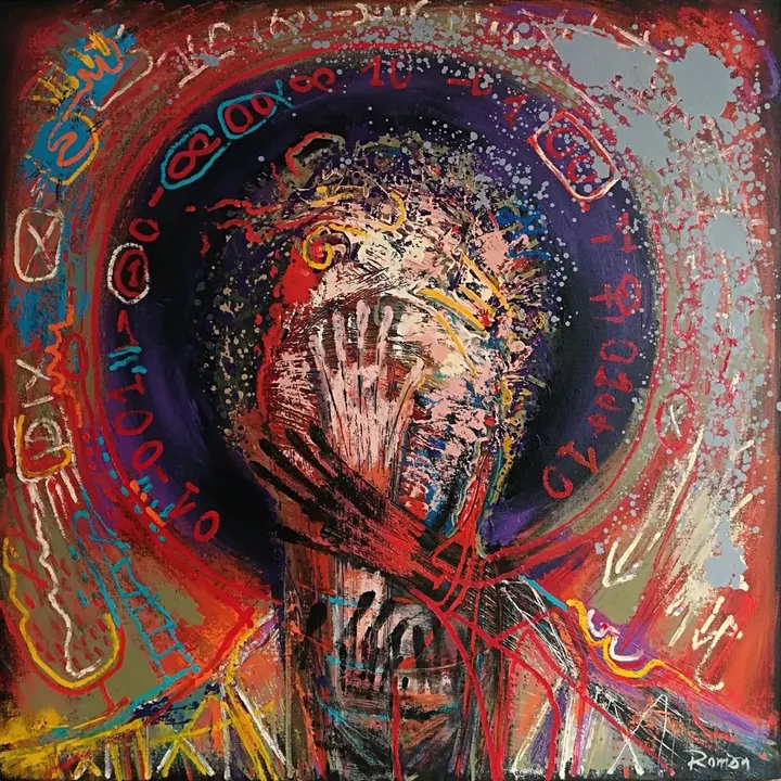 ZERO, ONE, artwork by Sergiu Roman
