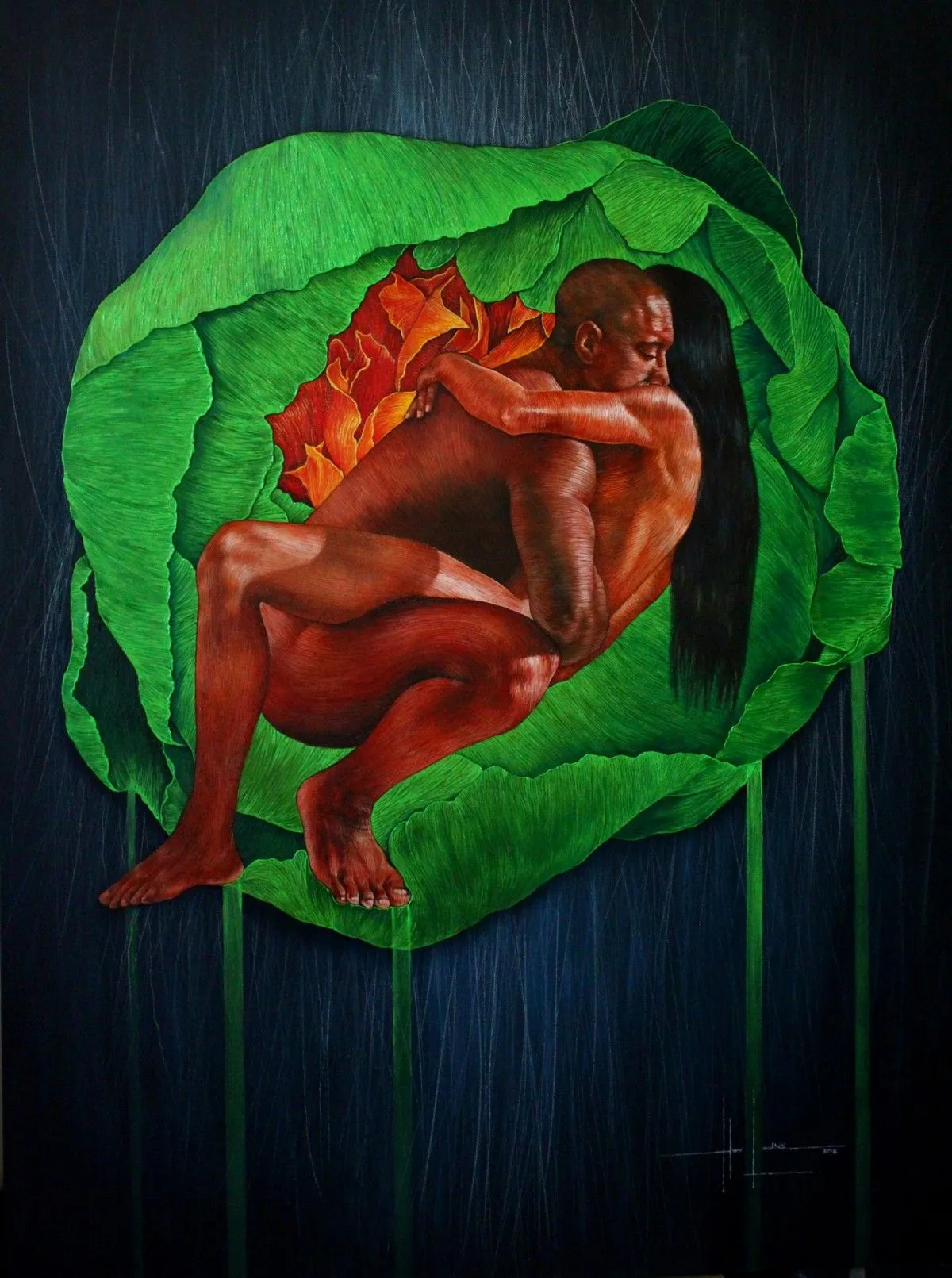 NEVER LET ME GO, artwork by Hari Lualhati