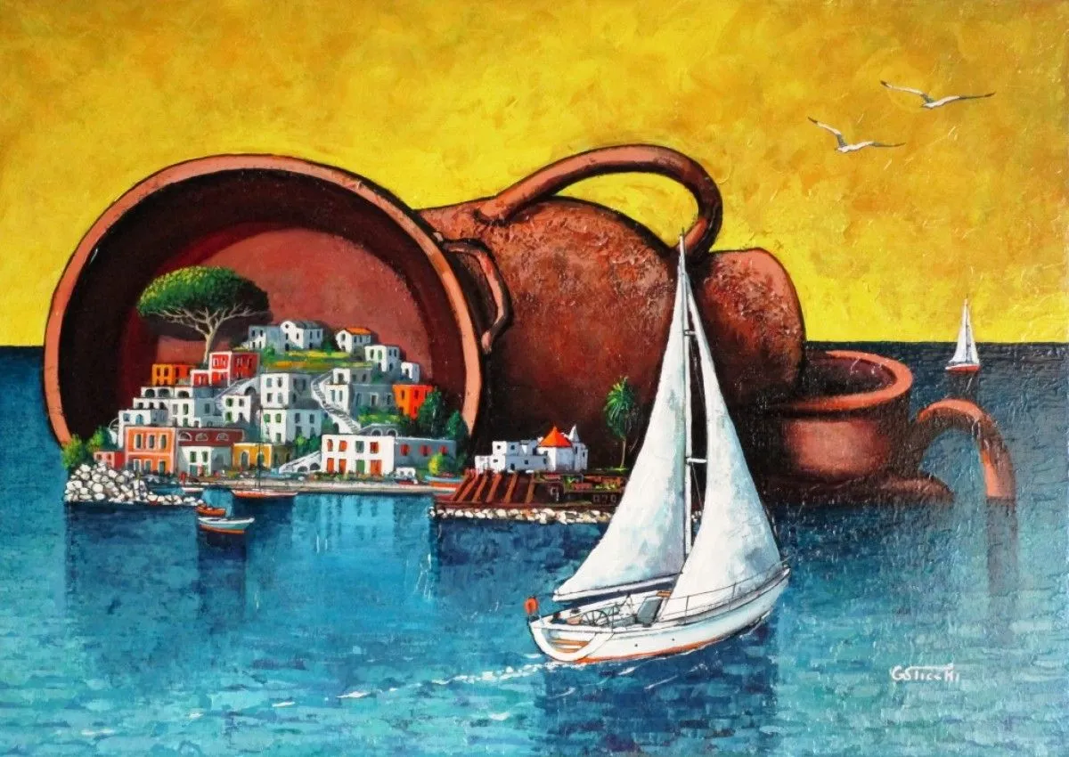 Forio Ischia 3, artwork by Giuseppe Sticchi