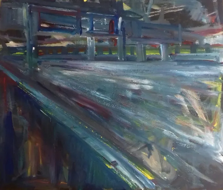 Autoroute, œuvre de Noël Maxime