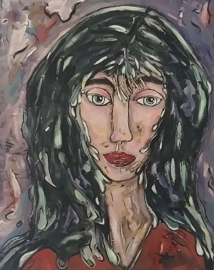 Je ne sais pas si.......?, artwork by Claudette Roy