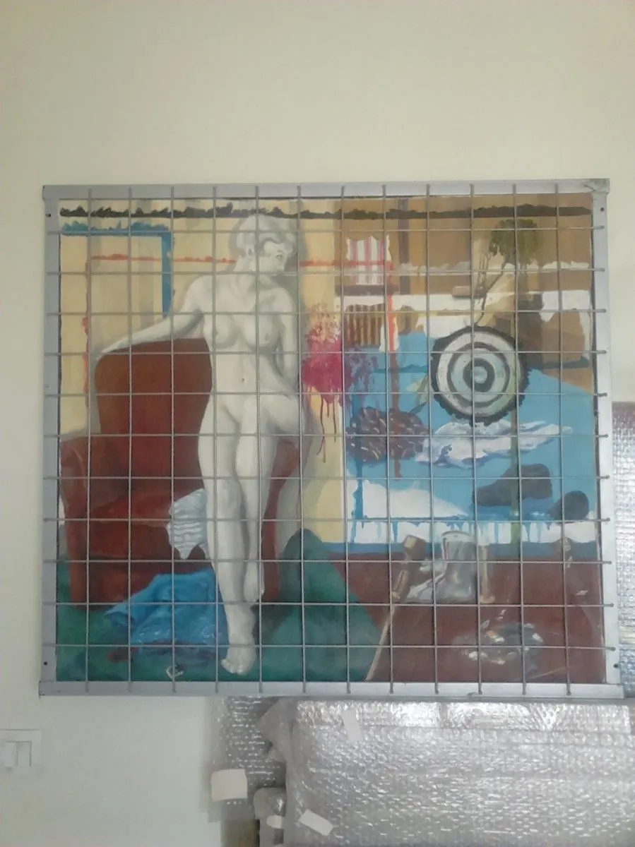 modèle au tatelier, œuvre de jean-pierre tate