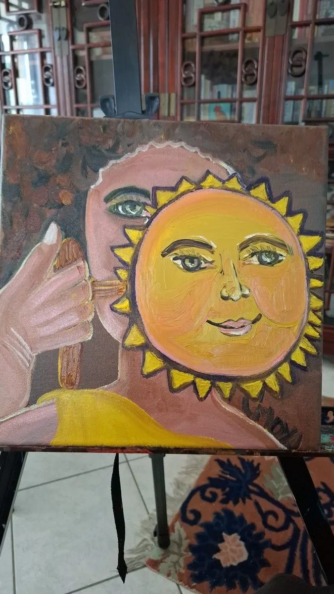 Put on a happy face, œuvre de Ligia Moya