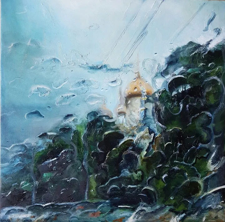 Summer Rain, artwork by Dmitry Semenkov