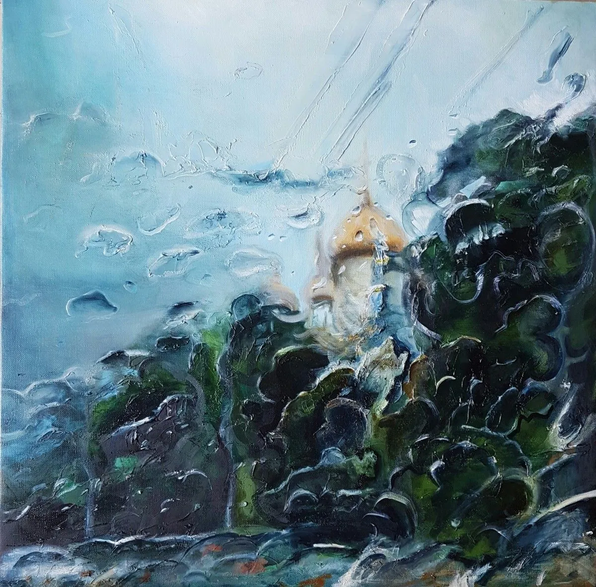Summer Rain, artwork by Dmitry Semenkov