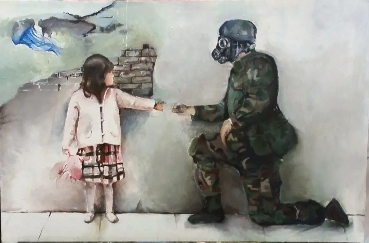 Peace and War, œuvre de Amani Terzakis