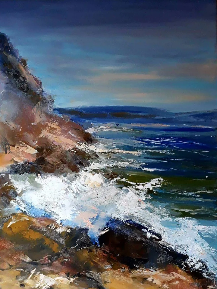 Zeelandschap 2, œuvre de Iliana Vaseva
