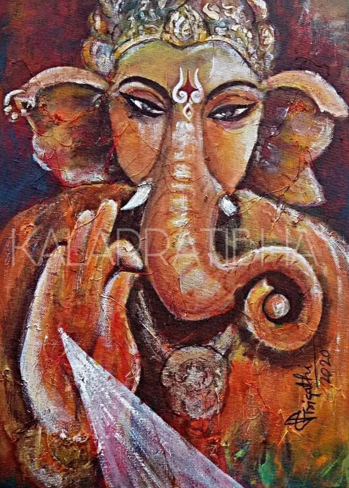 Lord Ganesha, œuvre de KALA PRATIBHA