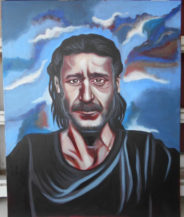 Portrait de Nacho Fresneda, artwork by Nikita Victoriya