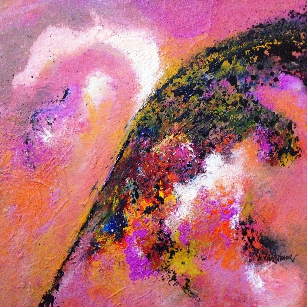 PINK HARMONY, artwork by Sanjay punekar