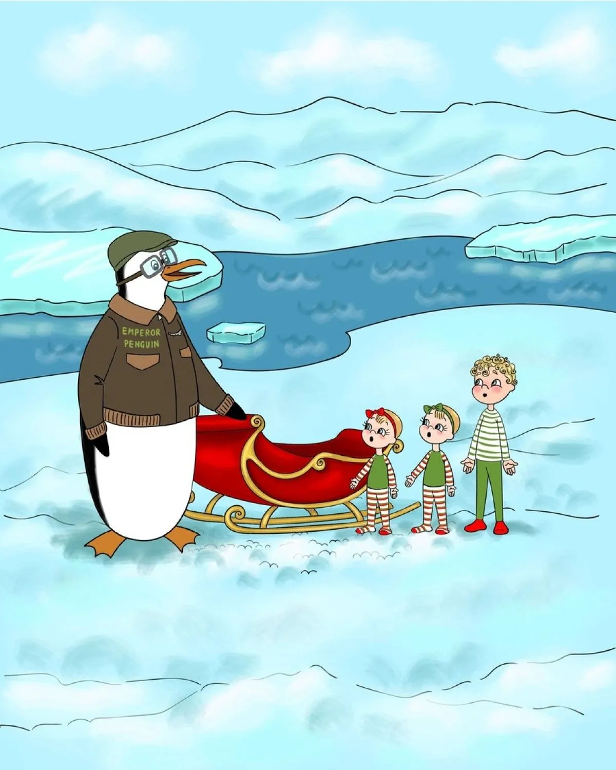 The Magical Mystical Santa Sleigh by Diane Kaufman, artwork by US Illustrations
