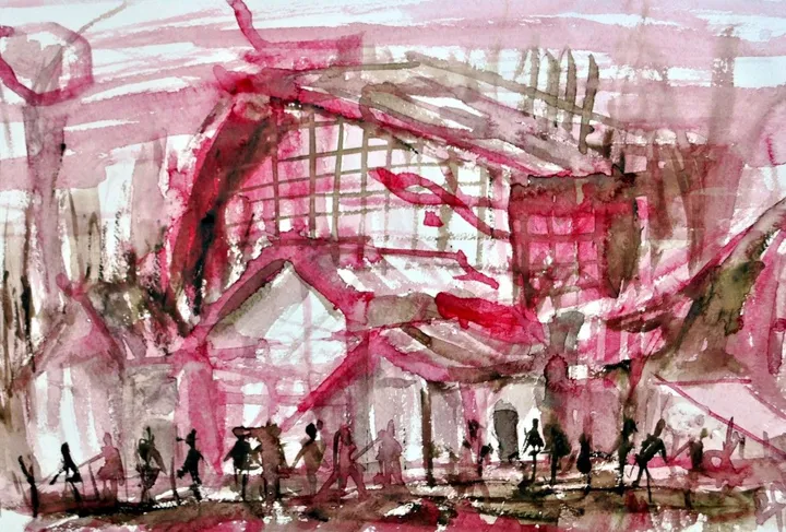 The House, artwork by Akpan Usoroh