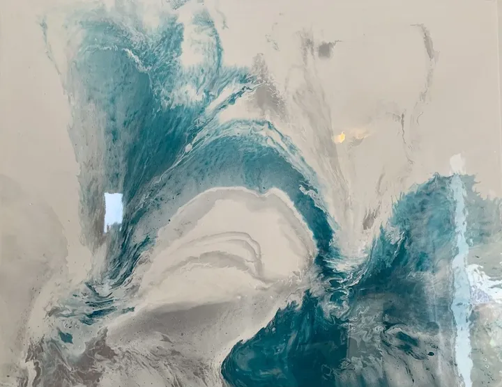 Vend de fraîcheur, œuvre de Maryse Menard