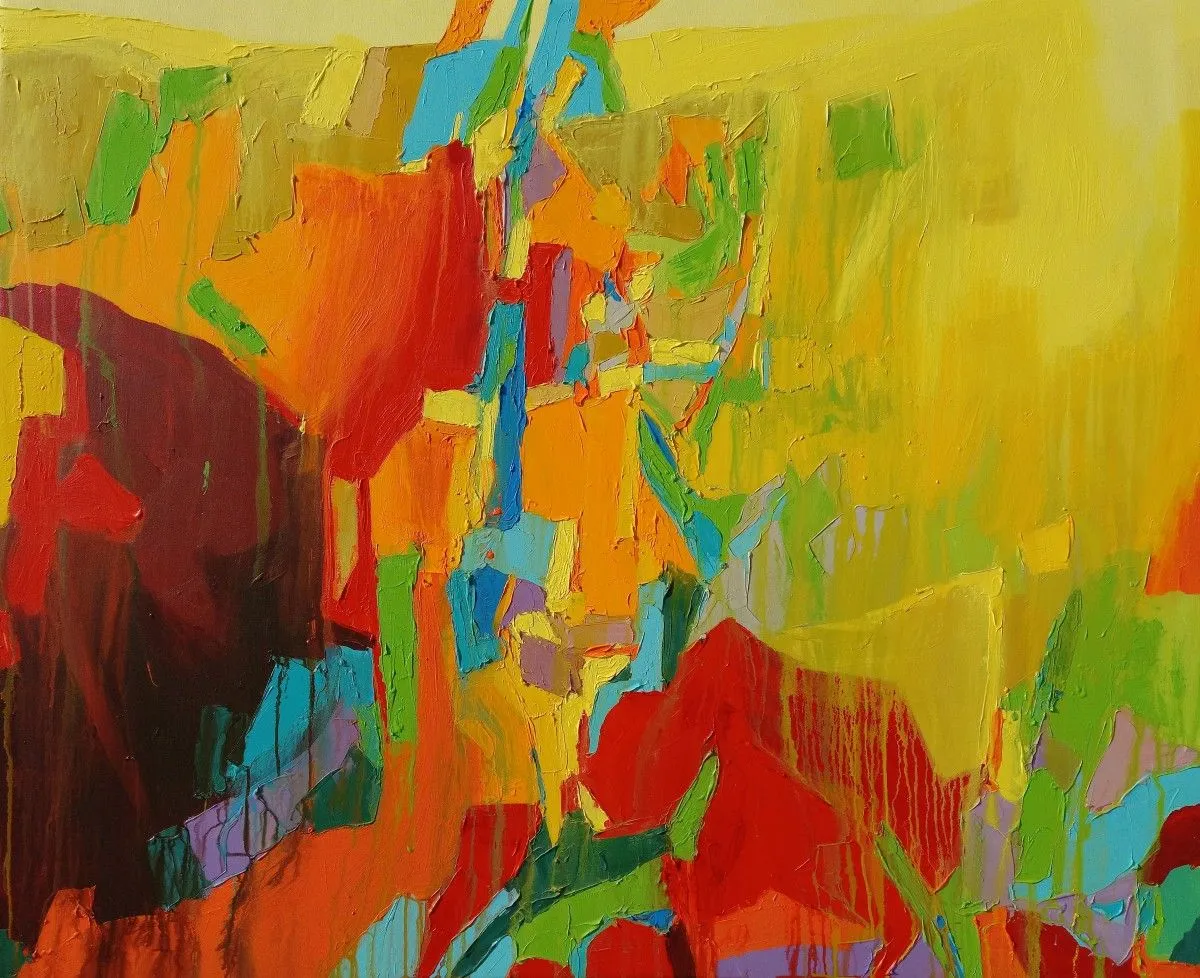 Yellow City, œuvre de Abhishek Kumar