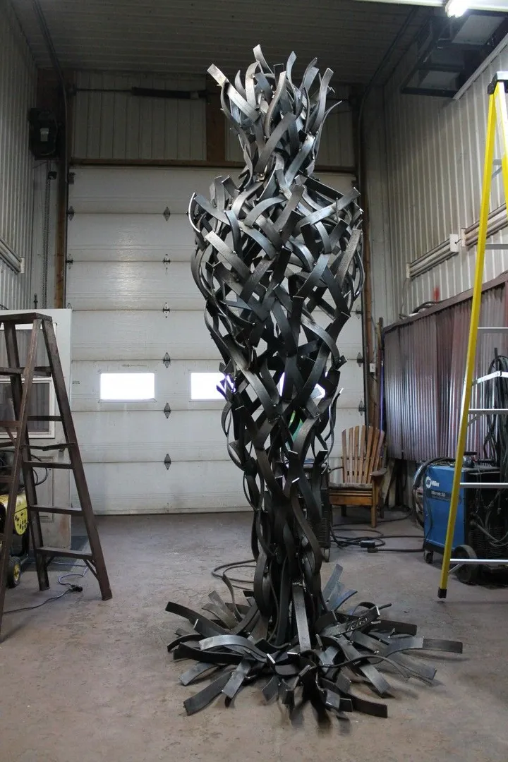 Burning man, artwork by Jean-Marc Tétro