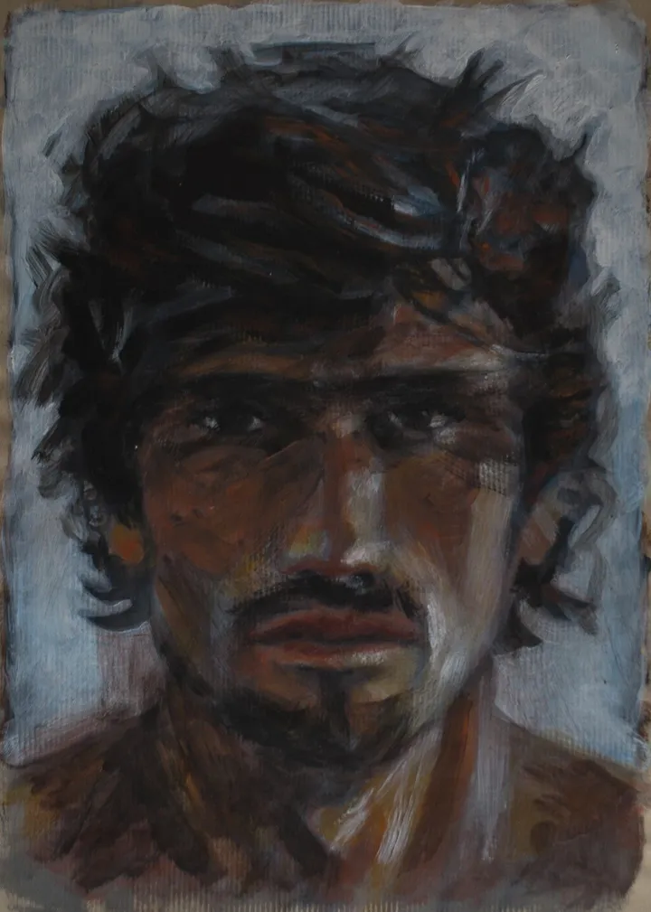Portrait Homme 2/6, artwork by Hubert Camiglieri