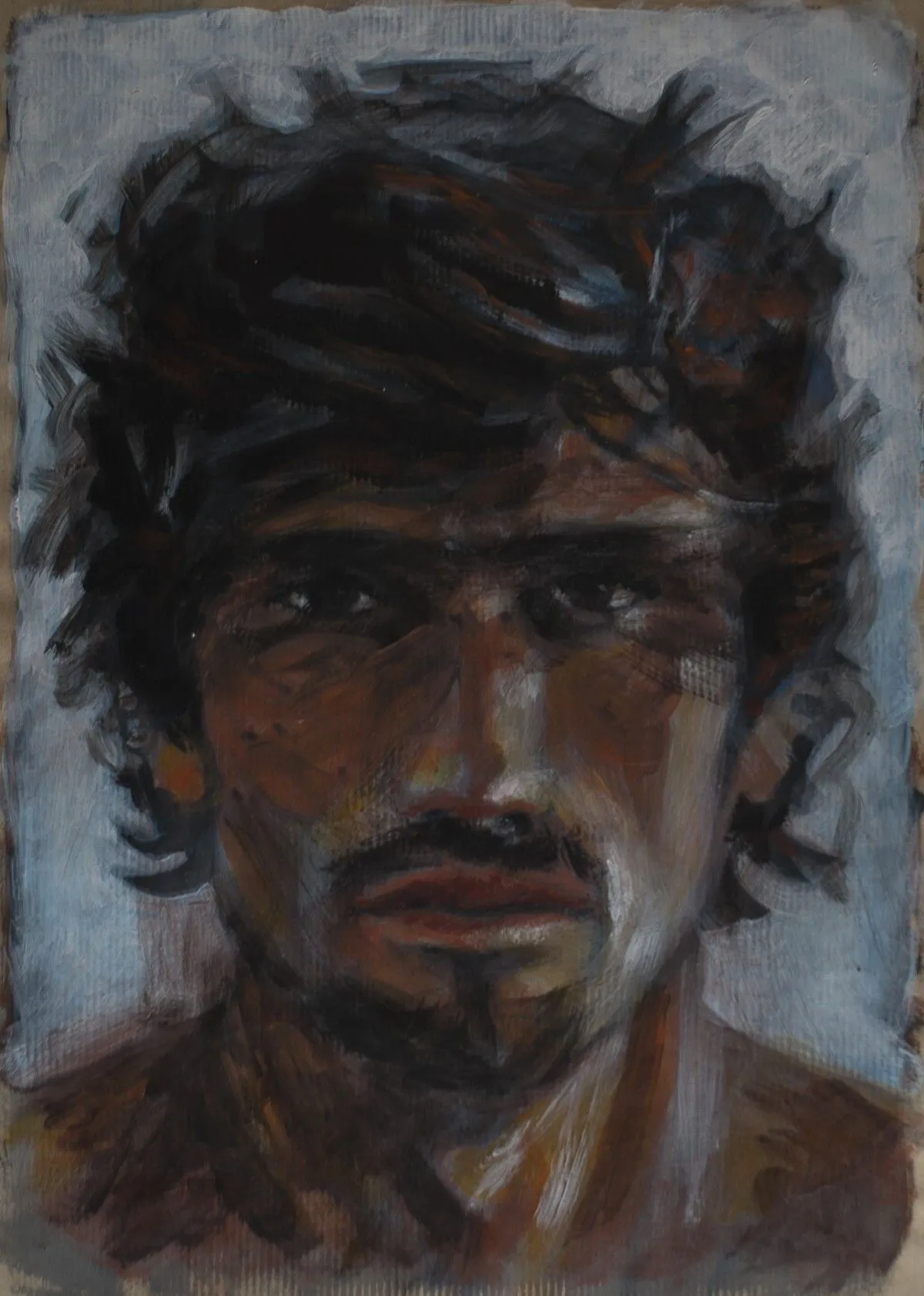 Portrait Homme 2/6, artwork by Hubert Camiglieri