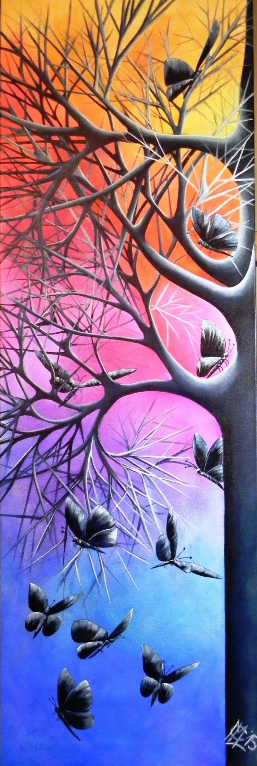 VOLARE VIA, artwork by Liliana Colleoni