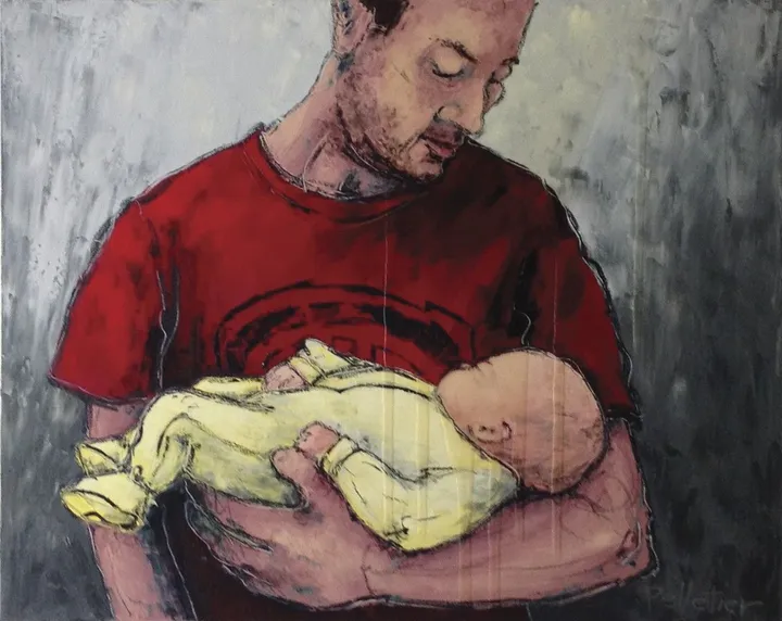 Un nouveau petit but d'homme (Série 10 minutes dans la vie de...), œuvre de Sylvie Pelletier