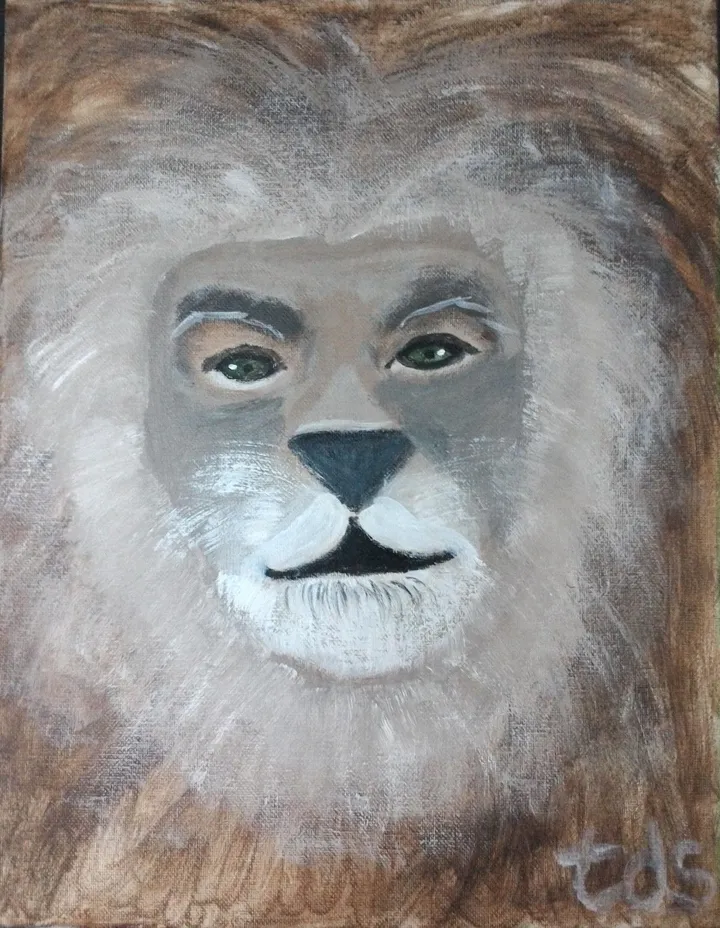"Lion", œuvre de Taryn Simpson
