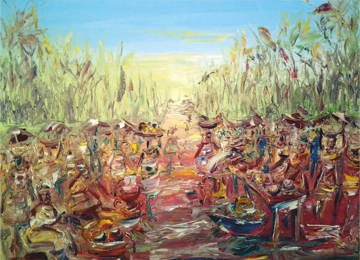 bazaar, œuvre de Akpan Usoroh