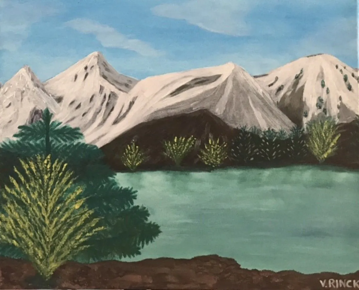 Les genêts, artwork by Viviane RINCK