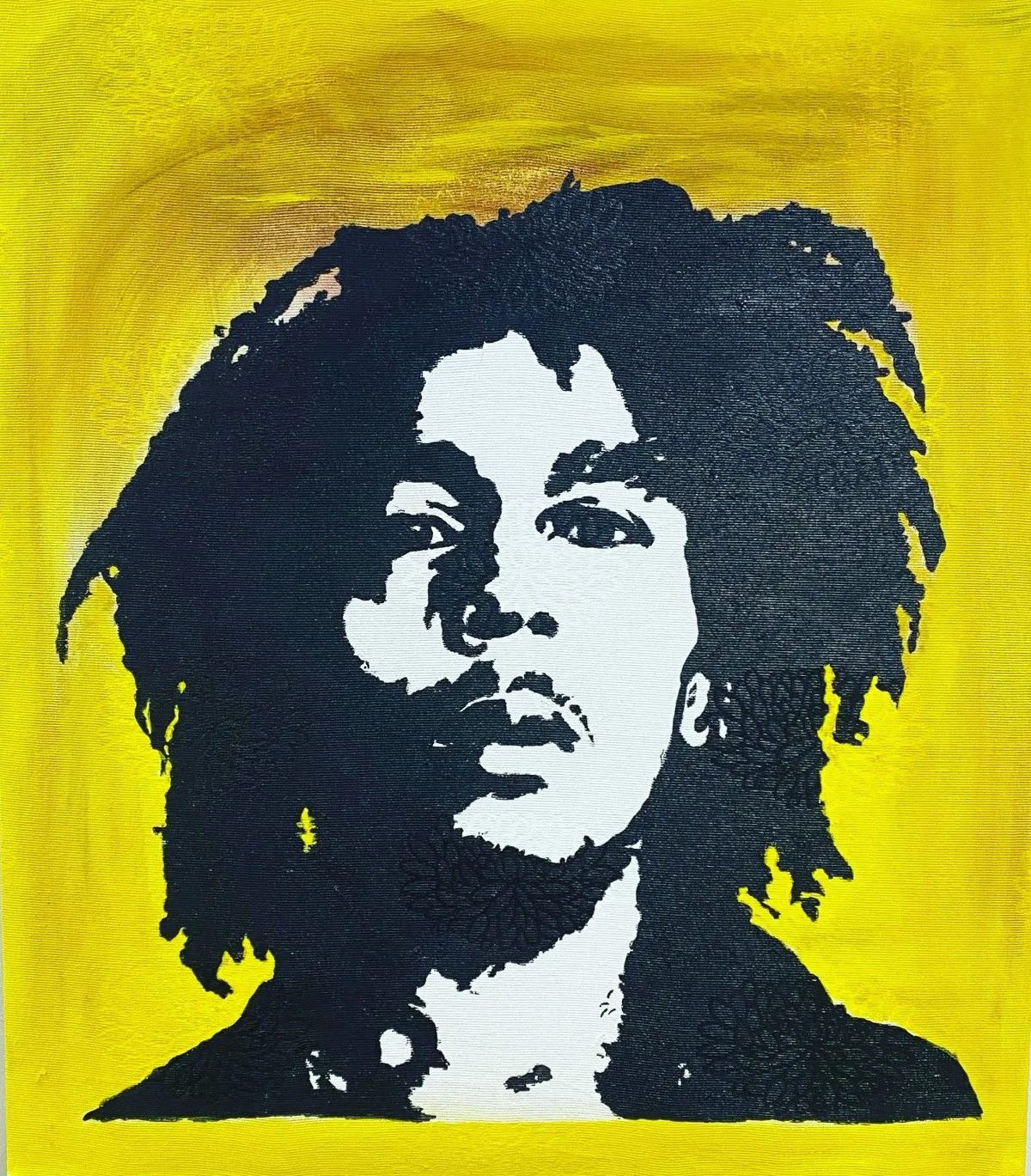 Bob Marley, artwork by Justice Ankrah