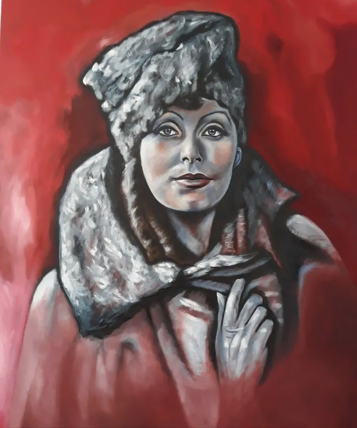 Greta Garbo, artwork by Nikita Victoriya